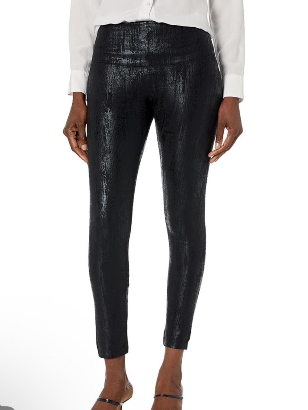 Lysse Liquid Black Tummy Control Leggings-NWT